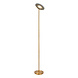 Lucide ZENITH - Vloerlamp - Ø 25,4 cm - LED Dimb. - 1x20W 3000K - Mat Goud / Messing