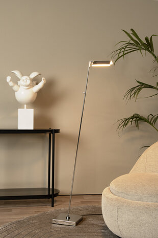 Lucide AARON - Leeslamp - LED Dimb. - CCT - 1x12W 2700K/4000K - Chroom Lucide AARON - Leeslamp - LED Dimb. - CCT - 1x12W 2700K/4000K - Chroom