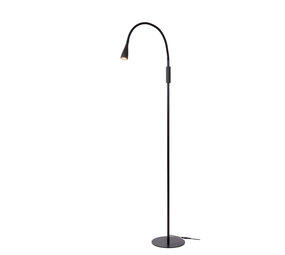 Lucide ZOZY - Leeslamp - LED 3 StepDim - 1x4W 3000K - Zwart