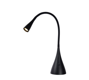 Lucide ZOZY - Bureaulamp - LED 3 StepDim - 1x4W 3000K - Zwart