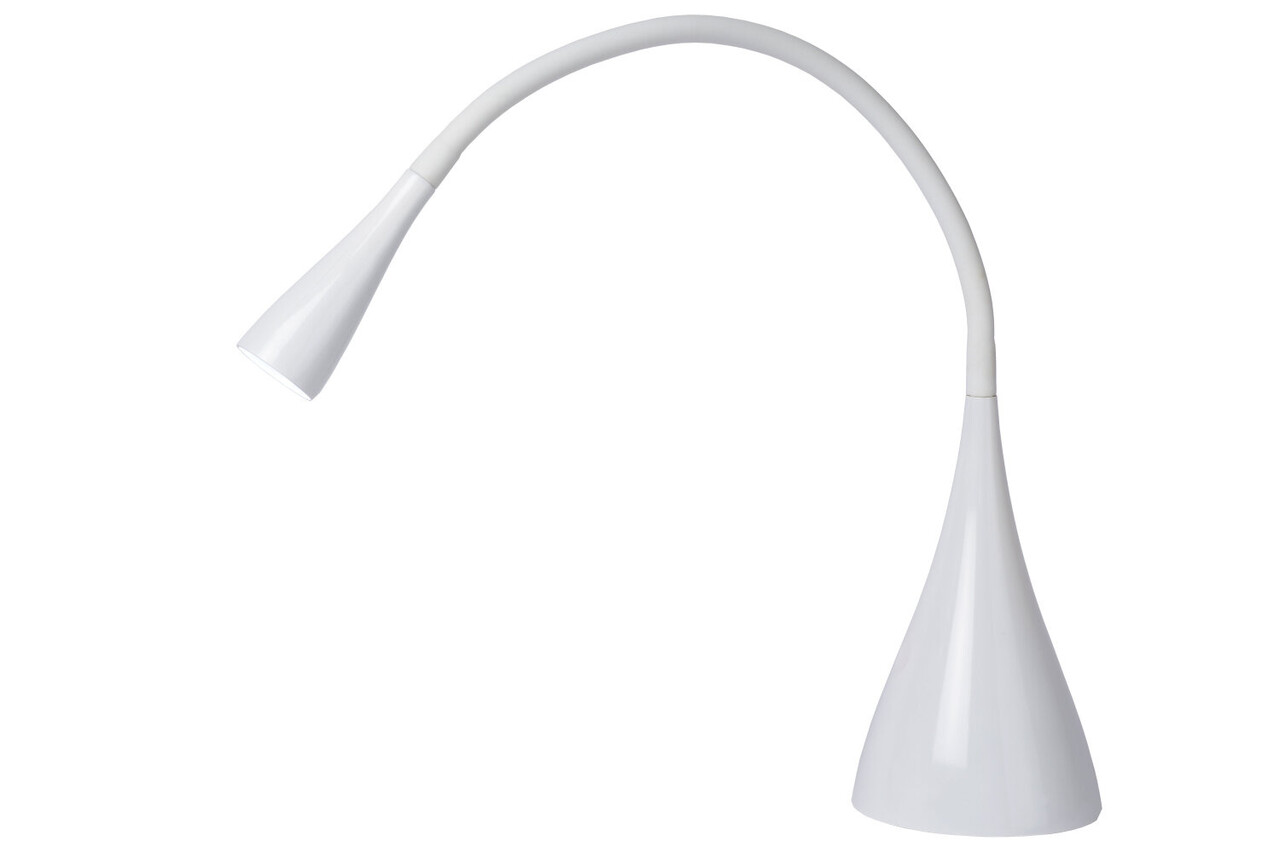 Lucide ZOZY - Bureaulamp - LED Dimb. - 1x4W 3000K - Wit Lucide ZOZY - Bureaulamp - LED Dimb. - 1x4W 3000K - Wit