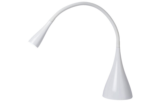 Lucide ZOZY - Bureaulamp - LED Dimb. - 1x4W 3000K - Wit Lucide ZOZY - Bureaulamp - LED Dimb. - 1x4W 3000K - Wit