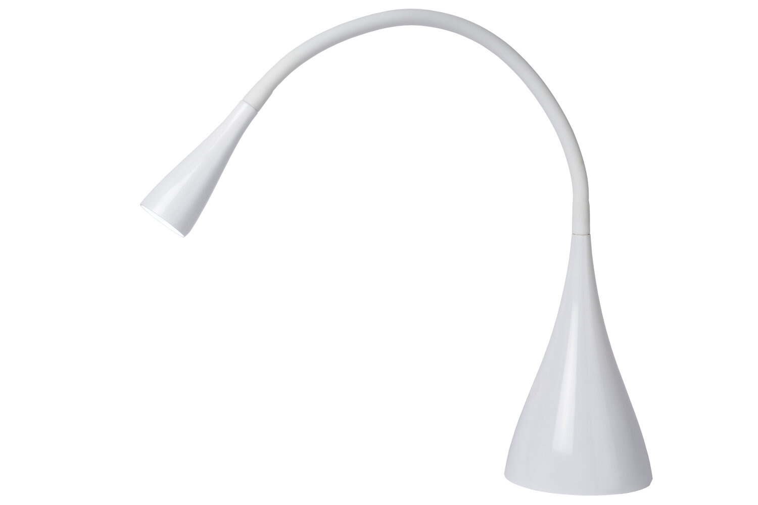 Lucide bureaulamp Zozy wit ø11,5cm led dimbaar 3W