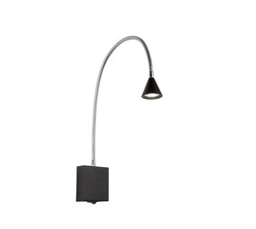 Lucide BUDDY - Bedlamp / Wandlamp - LED - 1x4W 4000K - Zwart Lucide BUDDY - Bedlamp / Wandlamp - LED - 1x4W 4000K - Zwart