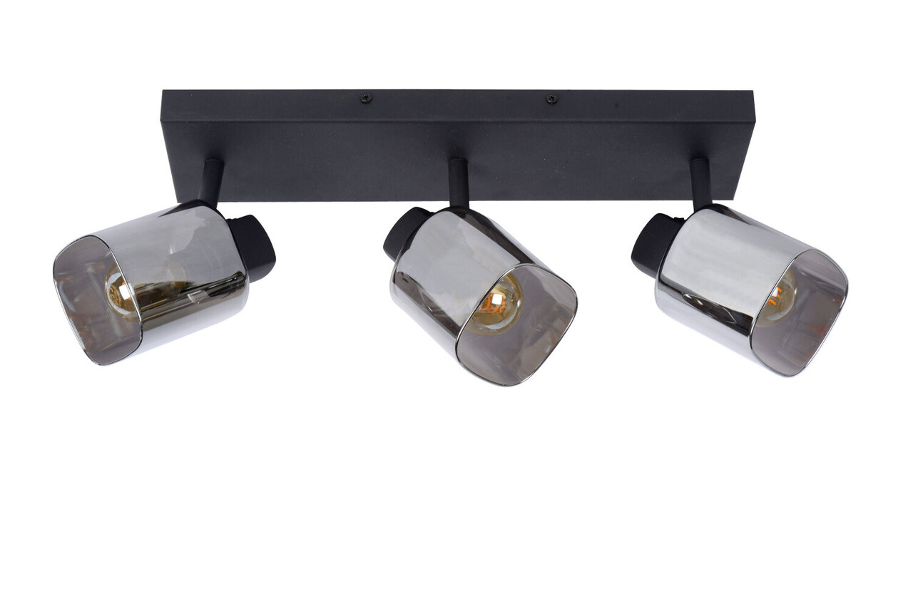 Lucide ALION - Plafondspot - 3xE14 - Zwart Lucide ALION - Plafondspot - 3xE14 - Zwart