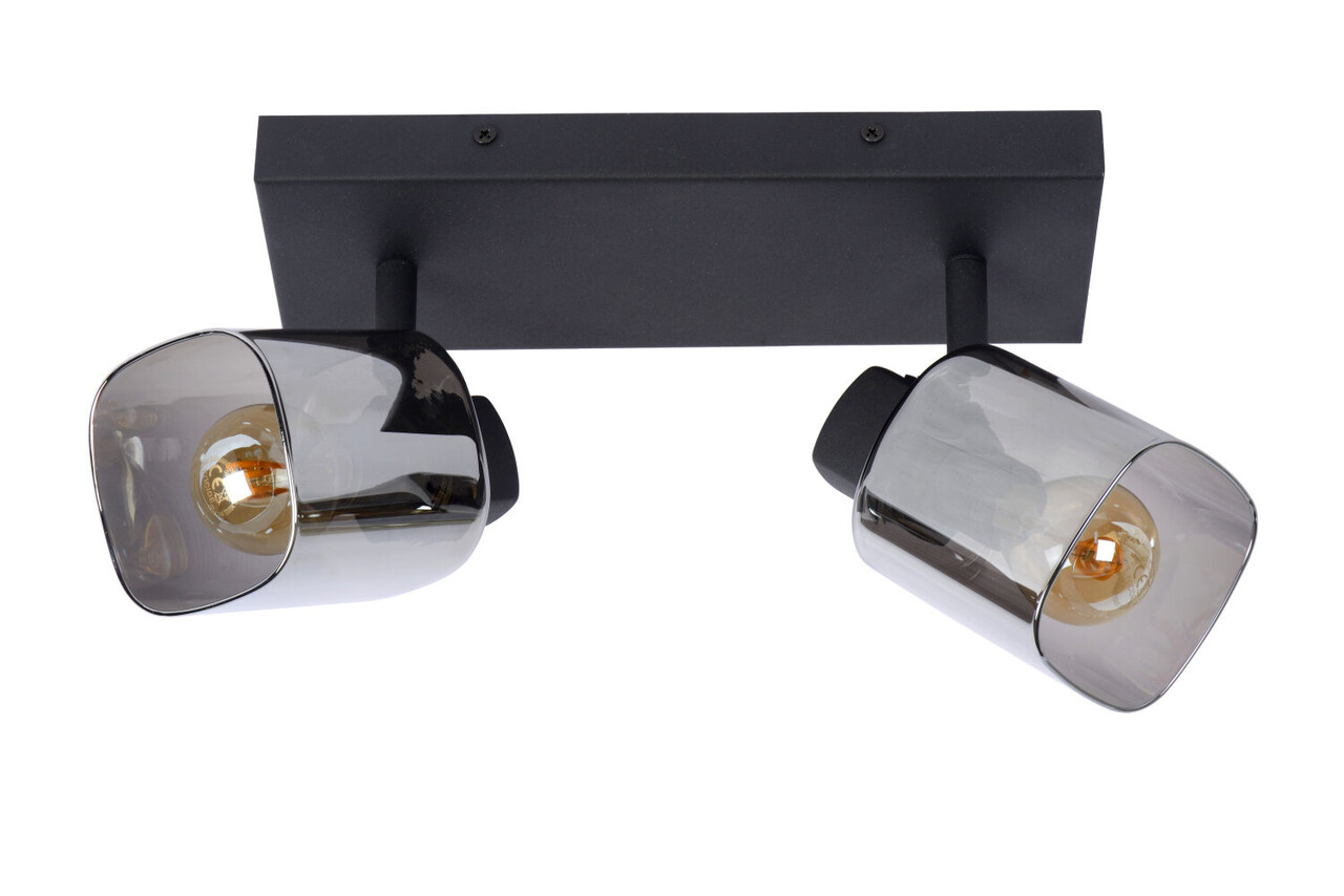 Lucide ALION - Plafondspot - 2xE14 - Zwart Lucide ALION - Plafondspot - 2xE14 - Zwart