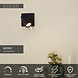 Lucide GRONY - Plafondspot - LED Dim to warm - GU10 (MR16) - 1x5W 2200K/3000K - Zwart