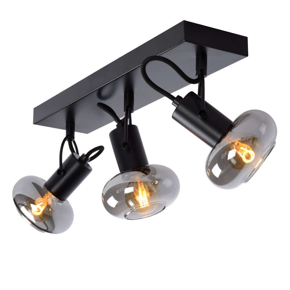 Lucide MADEE - Plafondspot - 3xE14 - Zwart Lucide MADEE - Plafondspot - 3xE14 - Zwart