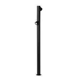 Lucide IBAMBA - Sokkellamp - LED - 2x6W 3000K - IP65 - Zwart Lucide IBAMBA - Sokkellamp - LED - 2x6W 3000K - IP65 - Zwart