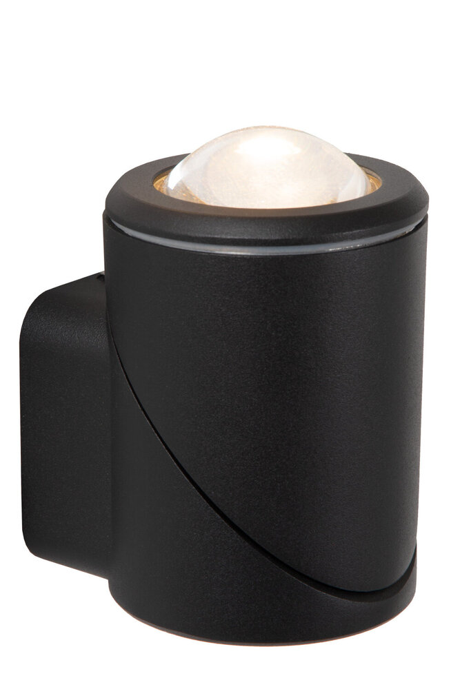 Lucide ERIN - Wandspot / Wandlamp Binnen/Buiten - LED - 1x5W 2700K - IP65 - Zwart Lucide ERIN - Wandspot / Wandlamp Binnen/Buiten - LED - 1x5W 2700K - IP65 - Zwart