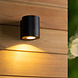 Lucide PERTH - Wandlamp - Zonne-energie - Ø 9 cm - LED Dimb. - 1x1W 2700K/3000K - IP65 - Beweging & dag/nacht sensor - Zwart Lucide PERTH - Wandlamp - Zonne-energie - Ø 9 cm - LED Dimb. - 1x1W 2700K/3000K - IP65 - Beweging & dag/nacht sensor - Zwart