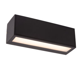 Lucide SUTTON - Wandlamp - Zonne-energie - LED - 1x1,5W 2700K/3000K - IP54 - Dag/nacht sensor - Zwart Lucide SUTTON - Wandlamp - Zonne-energie - LED - 1x1,5W 2700K/3000K - IP54 - Dag/nacht sensor - Zwart