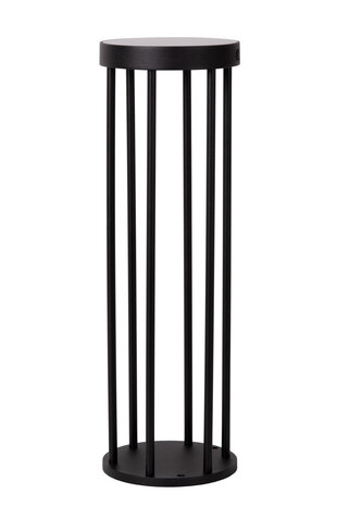 Lucide JACKSON - Sokkellamp - Zonne-energie - Ø 16 cm - LED Dimb. - 1x2W 3000K - IP65 - Beweging & dag/nacht sensor - Zwart Lucide JACKSON - Sokkellamp - Zonne-energie - Ø 16 cm - LED Dimb. - 1x2W 3000K - IP65 - Beweging & dag/nacht sensor - Zwart