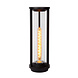 Lucide CADIX - Sokkellamp - Ø 16 cm - 1xE27 - IP65 - Zwart