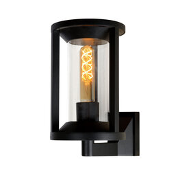 Lucide CADIX - Wandlamp Binnen/Buiten - 1xE27 - IP65 - Zwart