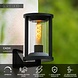 Lucide CADIX - Wandlamp Binnen/Buiten - 1xE27 - IP65 - Zwart