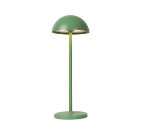Lucide JOY - Oplaadbare Tafellamp Binnen/Buiten - Accu/Batterij - Ø 12 cm - LED Dimb. - 1x1,5W 3000K - IP54 - Groen Lucide JOY - Oplaadbare Tafellamp Binnen/Buiten - Accu/Batterij - Ø 12 cm - LED Dimb. - 1x1,5W 3000K - IP54 - Groen