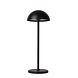 Lucide JOY - Oplaadbare Tafellamp Binnen/Buiten - Accu/Batterij - Ø 12 cm - LED Dimb. - 1x1,5W 3000K - IP54 - Zwart