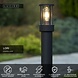 Lucide LORI - Sokkellamp - 1xE27 - IP44 - Dag/nacht sensor - Antraciet Lucide LORI - Sokkellamp - 1xE27 - IP44 - Dag/nacht sensor - Antraciet