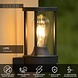 Lucide LORI - Wandlamp Binnen/Buiten - Ø 12 cm - 1xE27 - IP44 - Dag/nacht sensor - Antraciet
