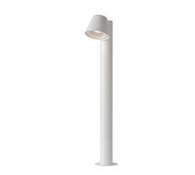 Lucide DINGO-LED - Sokkellamp - LED Dimb. - GU10 (MR16) - 1x5W 3000K - IP44 - Wit Lucide DINGO-LED - Sokkellamp - LED Dimb. - GU10 (MR16) - 1x5W 3000K - IP44 - Wit