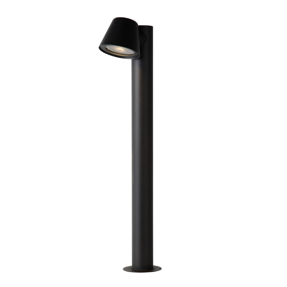 Lucide DINGO-LED - Sokkellamp - LED Dimb. - GU10 (MR16) - 1x5W 3000K - IP44 - Antraciet