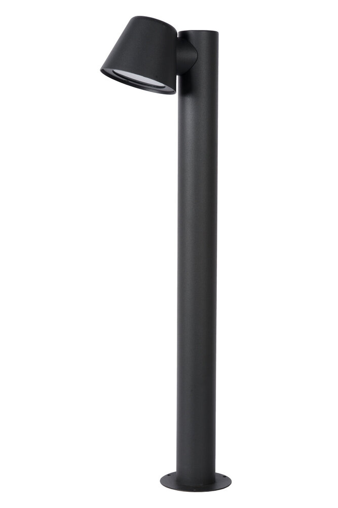 Lucide DINGO-LED - Sokkellamp - LED Dimb. - GU10 (MR16) - 1x5W 3000K - IP44 - Antraciet Lucide DINGO-LED - Sokkellamp - LED Dimb. - GU10 (MR16) - 1x5W 3000K - IP44 - Antraciet