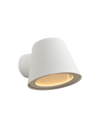 Lucide DINGO-LED - Wandlamp Binnen/Buiten - LED Dimb. - GU10 (MR16) - 1x5W 3000K - IP44 - Wit Lucide DINGO-LED - Wandlamp Binnen/Buiten - LED Dimb. - GU10 (MR16) - 1x5W 3000K - IP44 - Wit