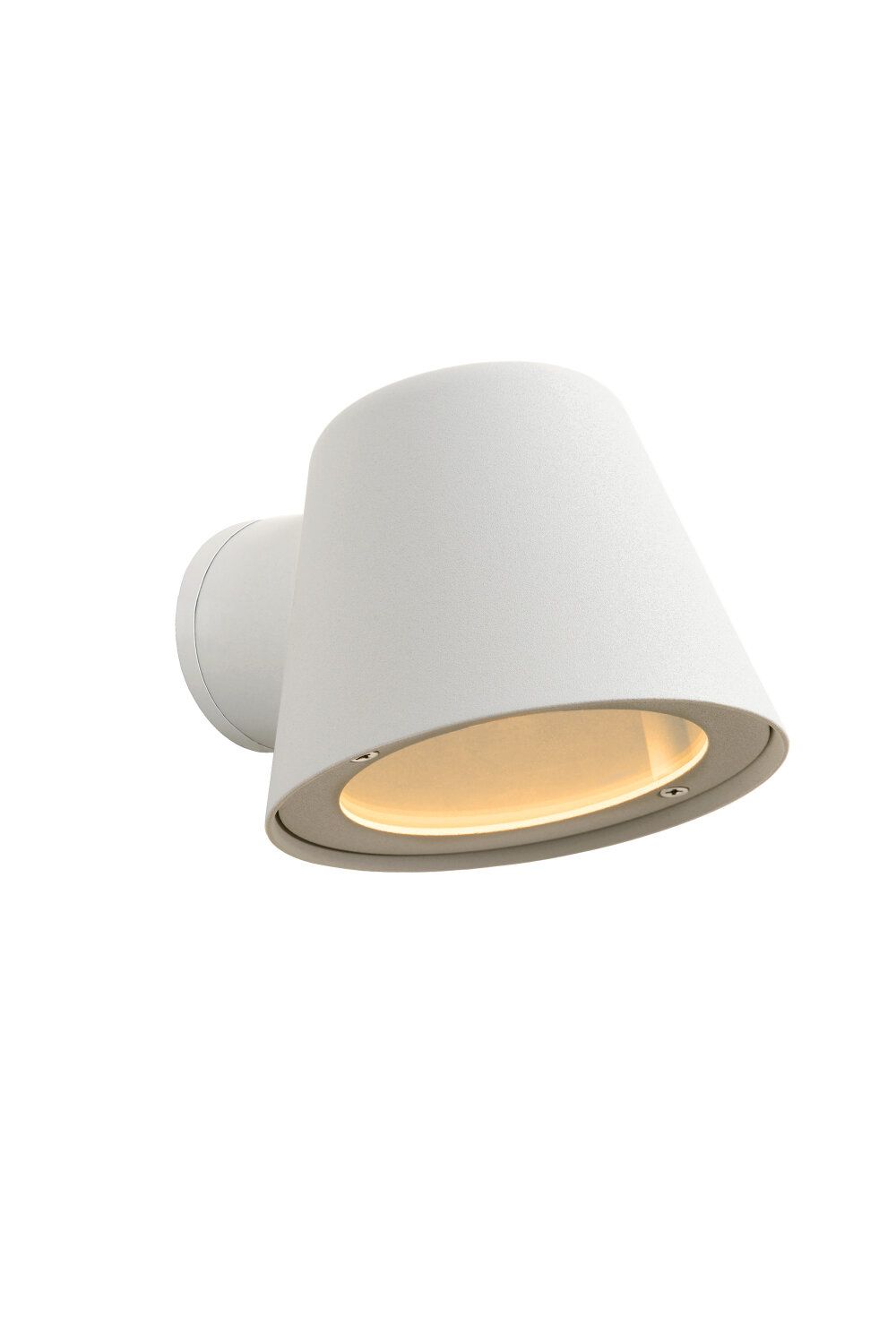 Lucide DINGO-LED - Wandlamp Binnen/Buiten - LED Dimb. - GU10 (MR16) - 1x5W 3000K - IP44 - Wit
