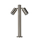 Lucide ARNE-LED - Sokkellamp - Ø 6,3 cm - LED - GU10 (MR16) - 2x5W 2700K - IP44 - Mat chroom Lucide ARNE-LED - Sokkellamp - Ø 6,3 cm - LED - GU10 (MR16) - 2x5W 2700K - IP44 - Mat chroom