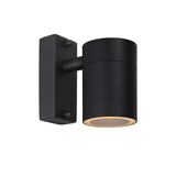 Lucide ARNE-LED - Wandspot / Wandlamp Binnen/Buiten - Ø 6,3 cm - LED - GU10 (MR16) - 1x5W 2700K - IP44 - Zwart