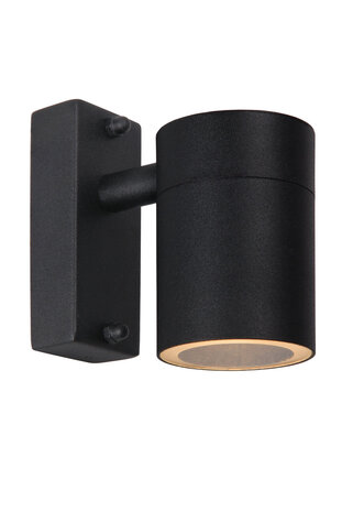 Lucide ARNE-LED - Wandspot / Wandlamp Binnen/Buiten - Ø 6,3 cm - LED - GU10 (MR16) - 1x5W 2700K - IP44 - Zwart Lucide ARNE-LED - Wandspot / Wandlamp Binnen/Buiten - Ø 6,3 cm - LED - GU10 (MR16) - 1x5W 2700K - IP44 - Zwart