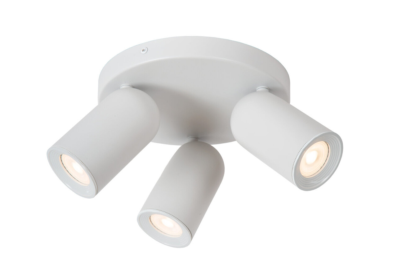 Lucide PUNCH - Plafondspot - Ø 21 cm - 3xGU10 (MR16) - Wit Lucide PUNCH - Plafondspot - Ø 21 cm - 3xGU10 (MR16) - Wit