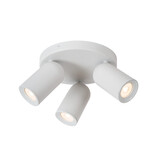 Lucide PUNCH - Plafondspot - Ø 21 cm - 3xGU10 (MR16) - Wit