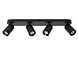 Lucide PUNCH - Plafondspot - 4xGU10 (MR16) - Zwart Lucide PUNCH - Plafondspot - 4xGU10 (MR16) - Zwart
