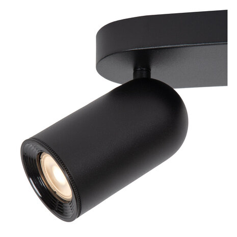 Lucide PUNCH - Plafondspot - 4xGU10 (MR16) - Zwart Lucide PUNCH - Plafondspot - 4xGU10 (MR16) - Zwart
