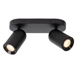 Lucide PUNCH - Plafondspot - 2xGU10 (MR16) - Zwart
