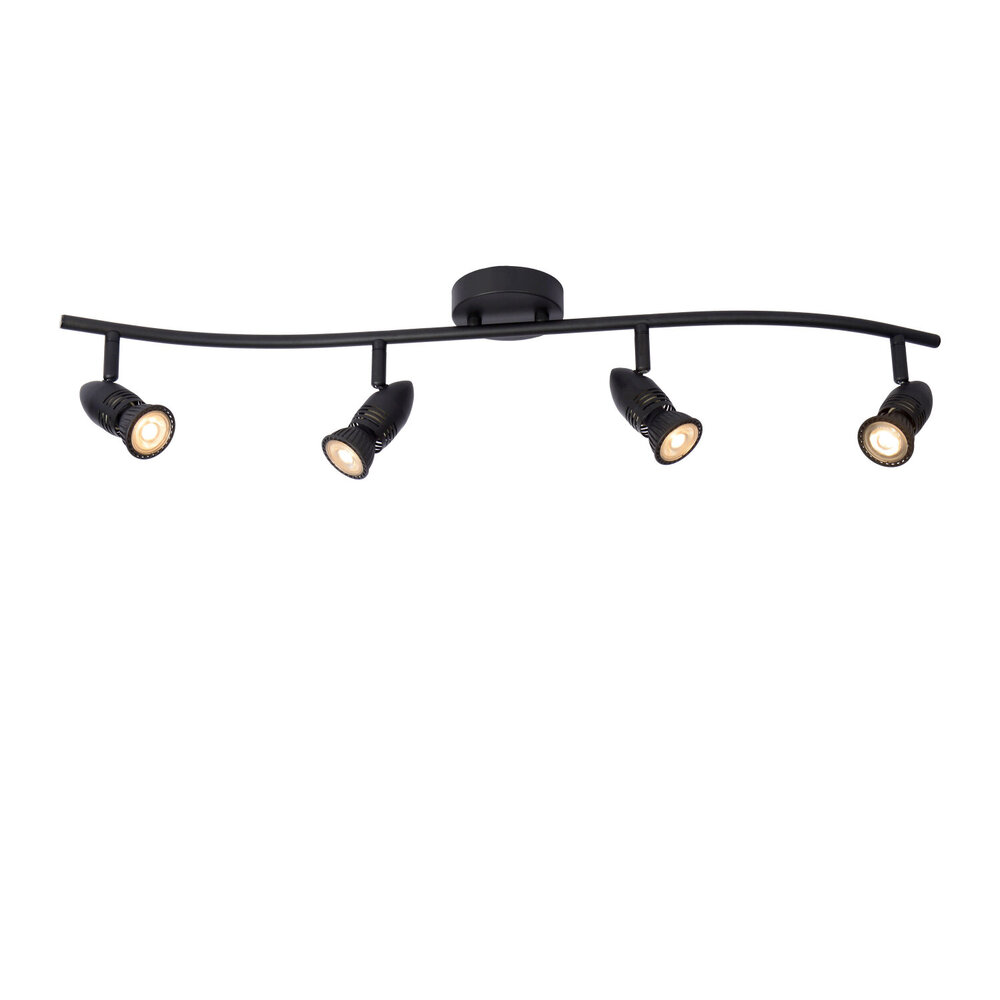 Lucide CARO - Plafondspot - 4xGU10 (MR16) - Zwart