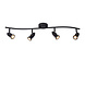 Lucide CARO - Plafondspot - 4xGU10 (MR16) - Zwart Lucide CARO - Plafondspot - 4xGU10 (MR16) - Zwart