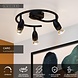 Lucide CARO - Plafondspot - Ø 31 cm - 3xGU10 (MR16) - Zwart Lucide CARO - Plafondspot - Ø 31 cm - 3xGU10 (MR16) - Zwart