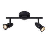 Lucide CARO - Plafondspot - 2xGU10 (MR16) - Zwart Lucide CARO - Plafondspot - 2xGU10 (MR16) - Zwart