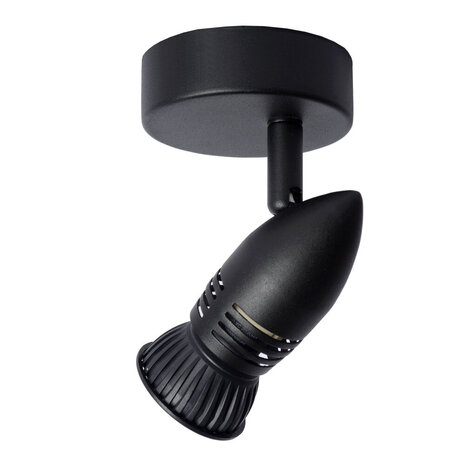 Lucide CARO - Plafondspot - Ø 9 cm - 1xGU10 (MR16) - Zwart