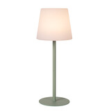 Lucide TYON - Oplaadbare Tafellamp Binnen/Buiten - Accu/Batterij - LED Dimb. - 1x2W 2700K - IP65 - Groen