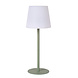 Lucide TYON - Oplaadbare Tafellamp Binnen/Buiten - Accu/Batterij - LED Dimb. - 1x2W 2700K - IP65 - Groen Lucide TYON - Oplaadbare Tafellamp Binnen/Buiten - Accu/Batterij - LED Dimb. - 1x2W 2700K - IP65 - Groen
