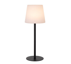 Lucide TYON - Oplaadbare Tafellamp Binnen/Buiten - Accu/Batterij - LED Dimb. - 1x2W 2700K - IP65 - Zwart Lucide TYON - Oplaadbare Tafellamp Binnen/Buiten - Accu/Batterij - LED Dimb. - 1x2W 2700K - IP65 - Zwart