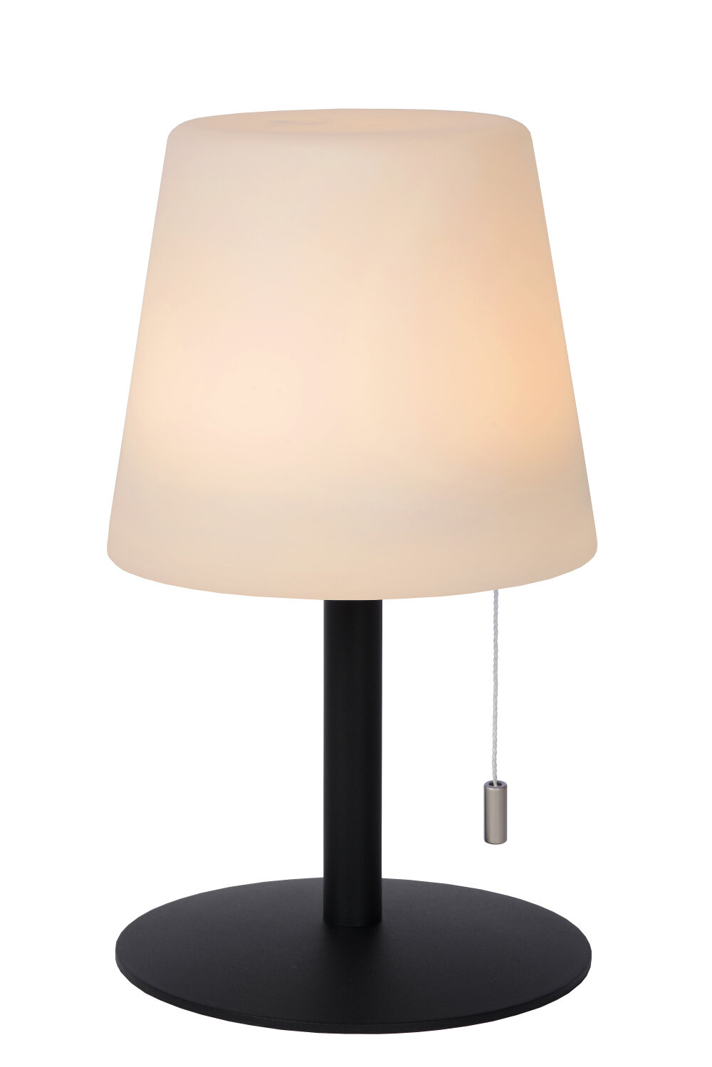 Lucide RIO - Oplaadbare Tafellamp Binnen/Buiten - Accu/Batterij - Ø 155 cm - LED Dimb. - 1x18W 3000K - IP44 - RGB - Multicolor