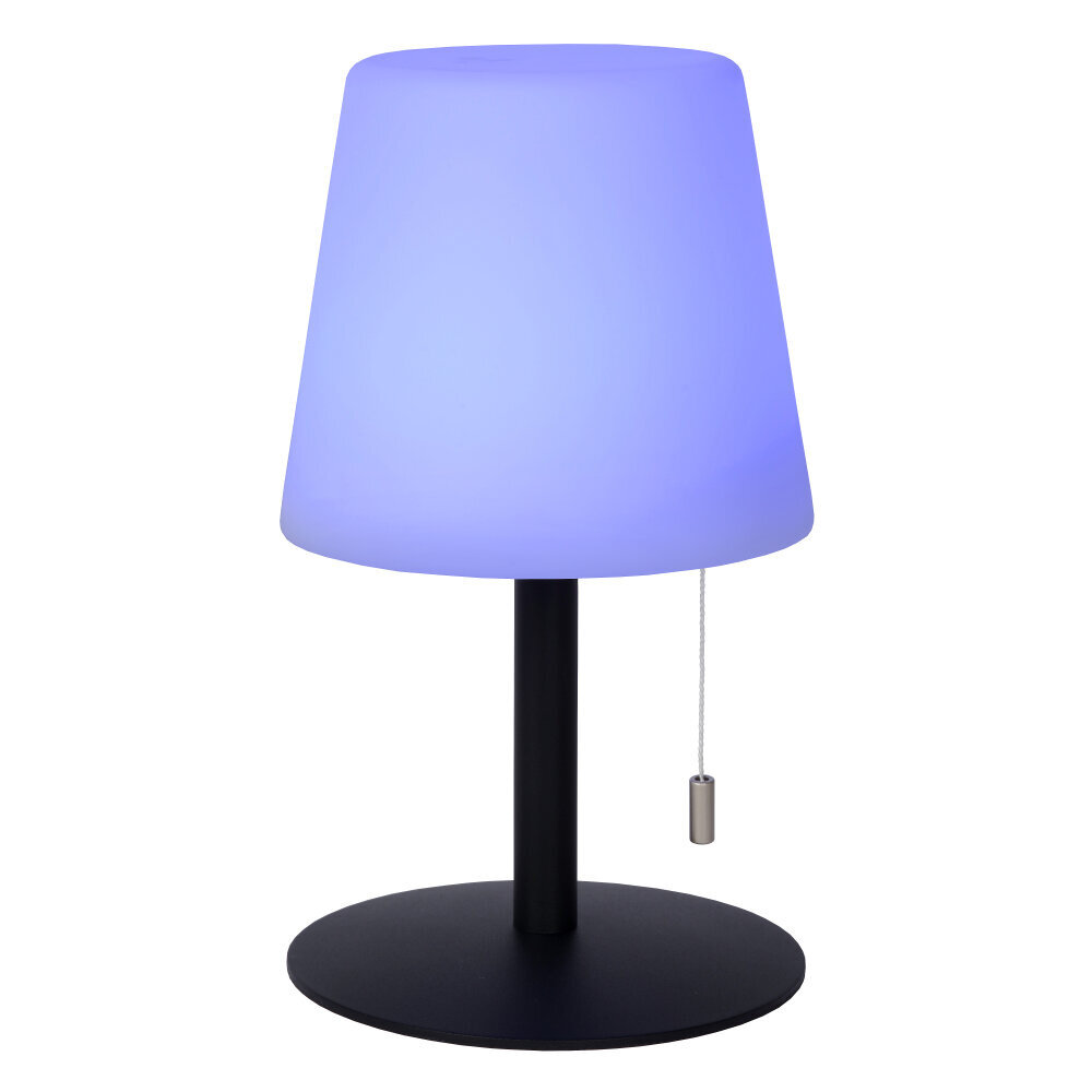 Lucide RIO - Oplaadbare Tafellamp Binnen/Buiten - Accu/Batterij - Ø 15,5 cm - LED Dimb. - 1x1,8W 3000K - IP44 - RGB - Multicolor
