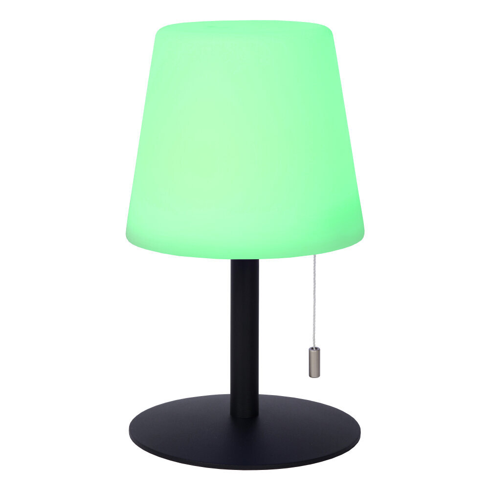 Lucide RIO - Oplaadbare Tafellamp Binnen/Buiten - Accu/Batterij - Ø 15,5 cm - LED Dimb. - 1x1,8W 3000K - IP44 - RGB - Multicolor
