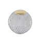 Lucide CINTRA - Oplaadbare Tafellamp - Accu/Batterij - Ø 9 cm - LED 3 StepDim - 1x1,5W 2700K - Transparant