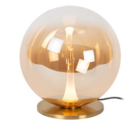 Lucide GISELA - Tafellamp - Ø 30 cm - LED Dimb. - 1x12W 2500K - Amber - Premium Lucide GISELA - Tafellamp - Ø 30 cm - LED Dimb. - 1x12W 2500K - Amber - Premium